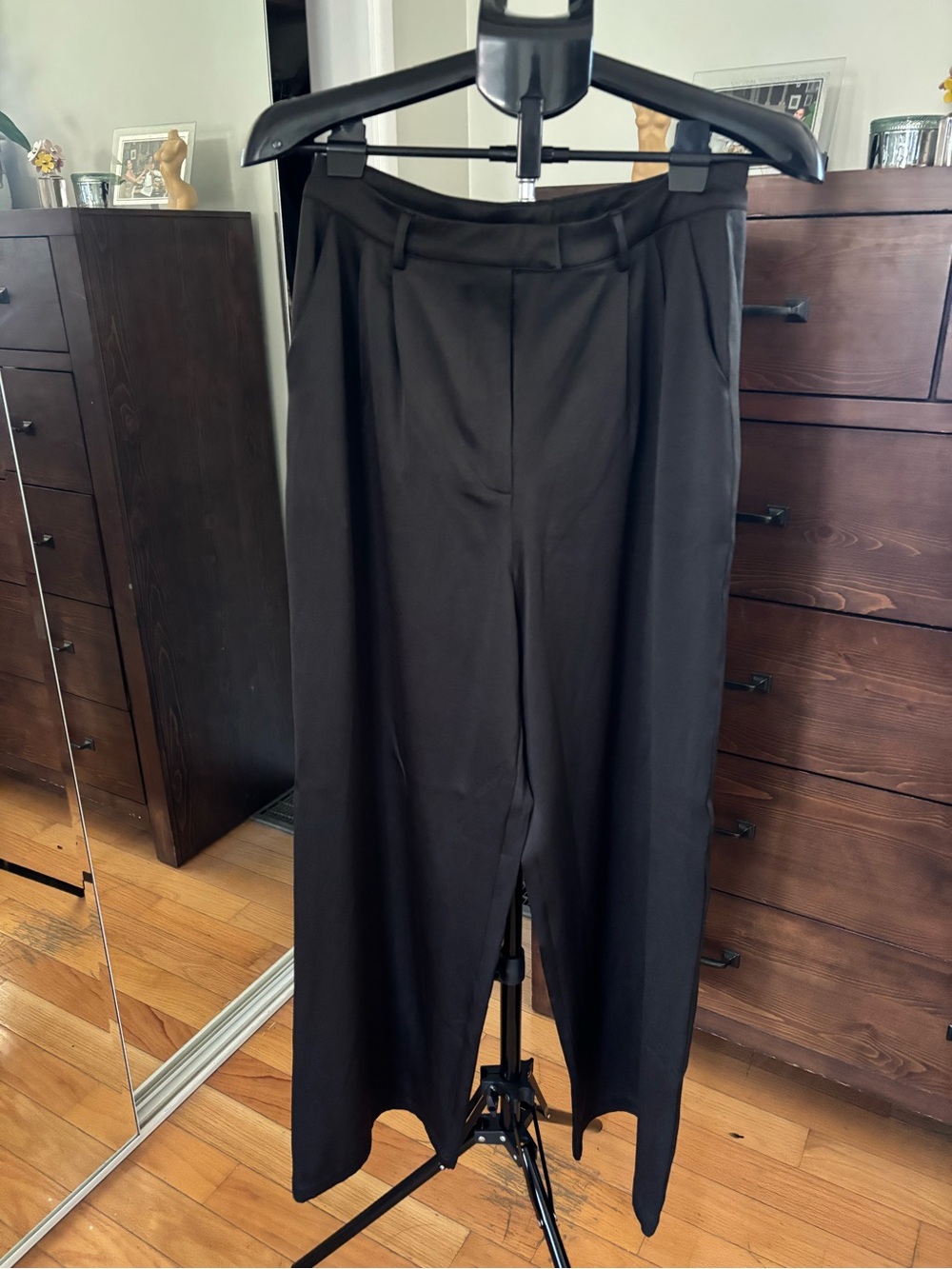 Princess Polly Black Wide Leg Pants